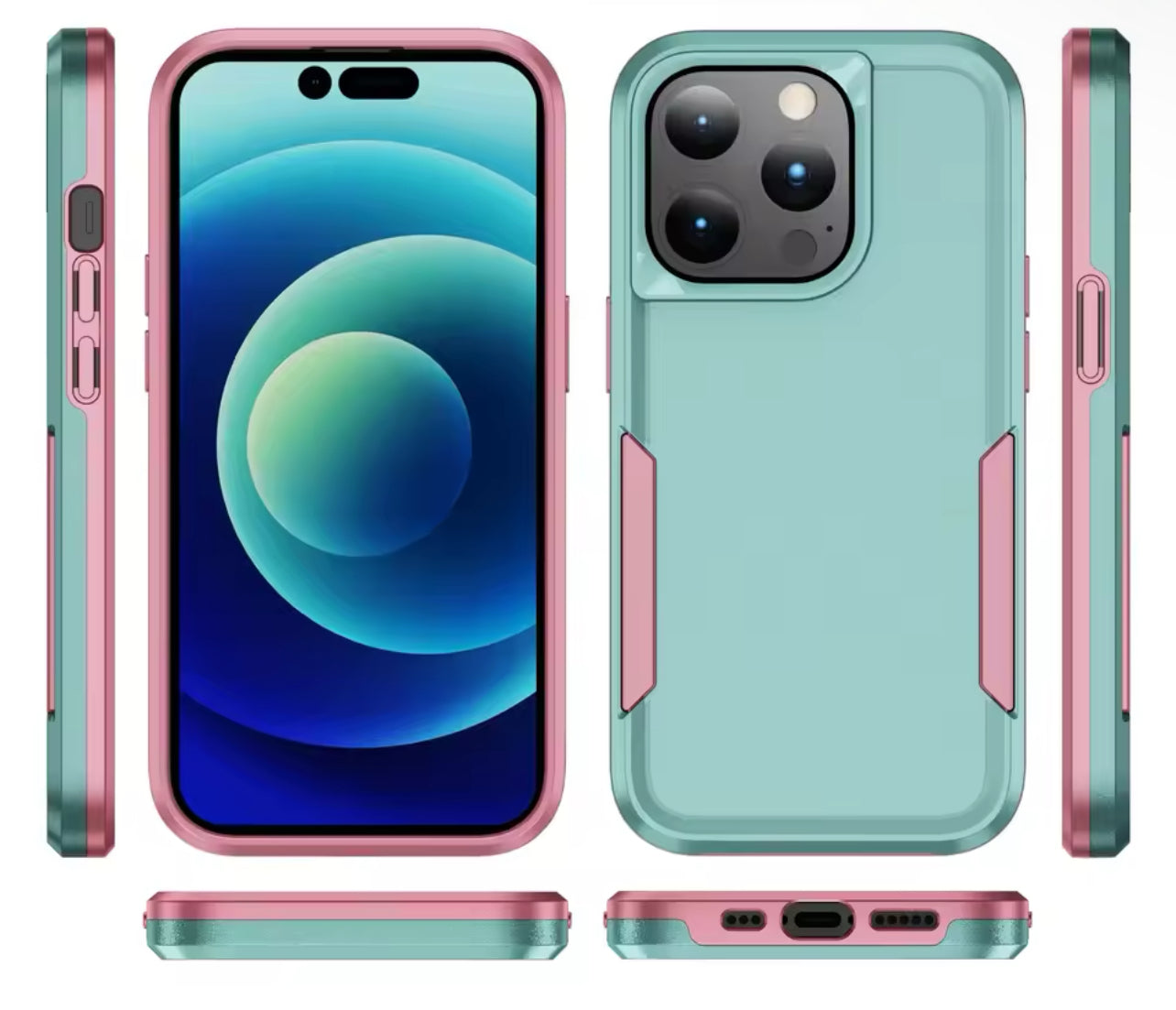 Premium Commuter Style DropProtection Colourful Phone Case- for Apple iPhone 16 Series Premium Commuter Style DropProtection Colourful Phone Case- for Apple iPhone 16 Series