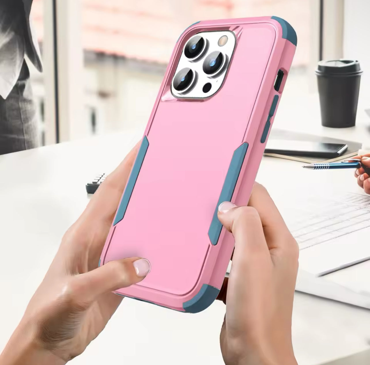 Premium Commuter Style DropProtection Colourful Phone Case- for Apple iPhone 16 Series Premium Commuter Style DropProtection Colourful Phone Case- for Apple iPhone 16 Series