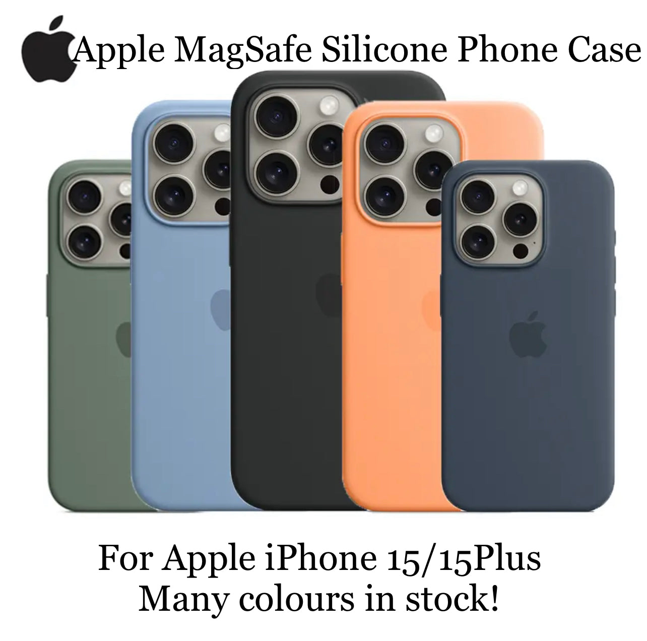 Apple MagSafe Silicone Case- for iPhone 15/15Plus 2023 Apple MagSafe Silicone Case- for iPhone 15/15Plus 2023
