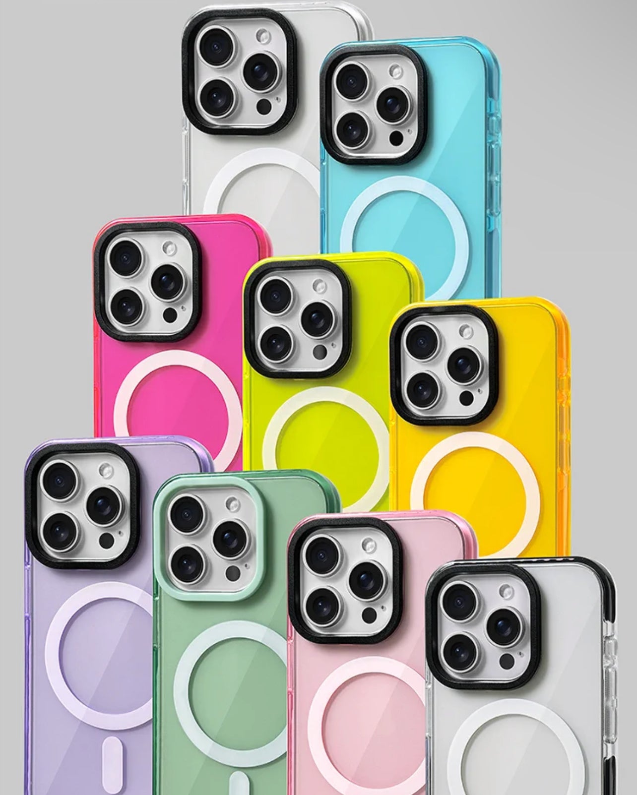 Premium Upgraded Colourful Space Collection Hardshell Phone Case with MagSafe- Apple iPhone 16 Series Premium Upgraded Colourful Space Collection Hardshell Phone Case with MagSafe- Apple iPhone 16 Series