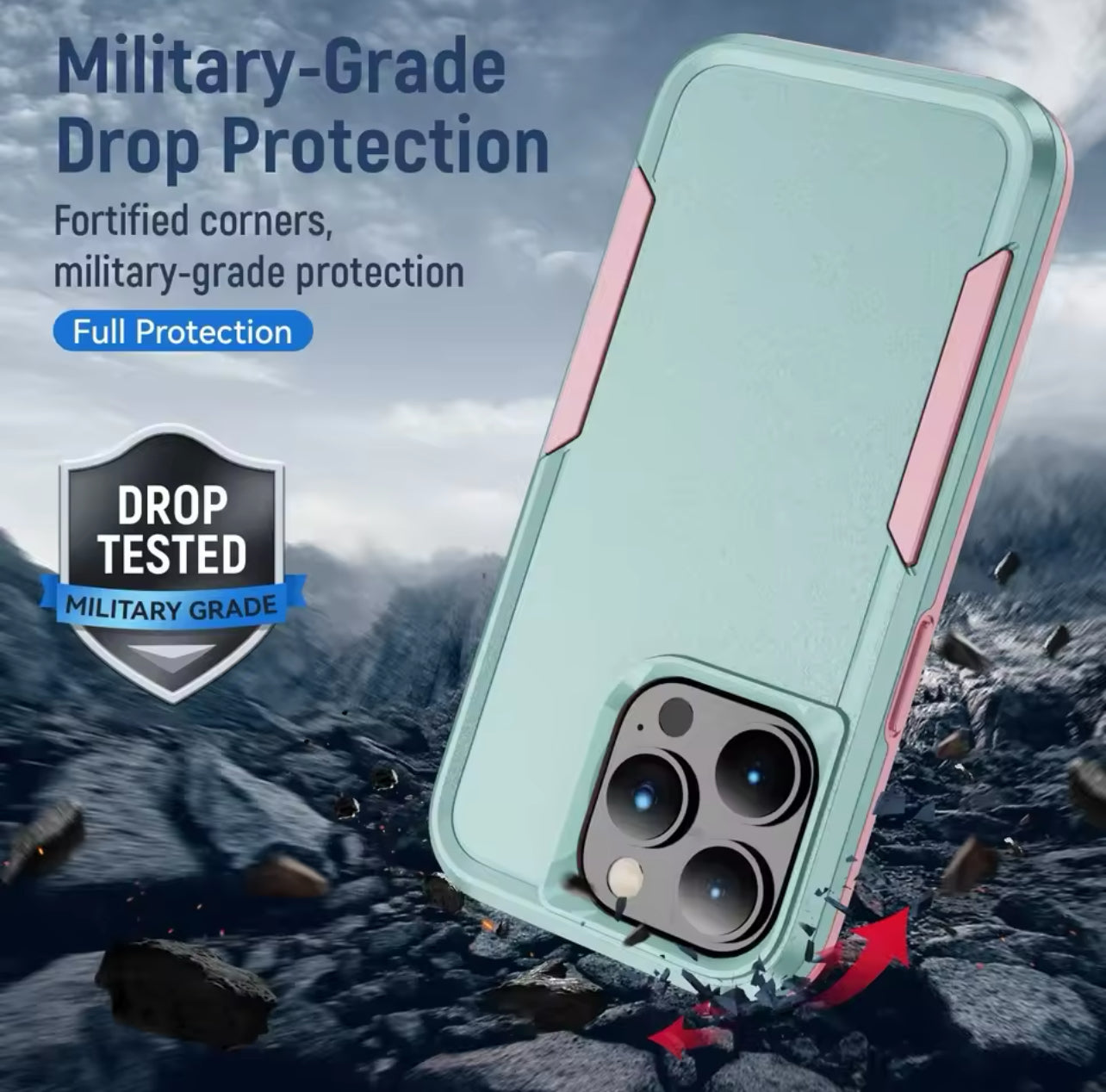 Premium Commuter Style DropProtection Colourful Phone Case- for Apple iPhone 16 Series Premium Commuter Style DropProtection Colourful Phone Case- for Apple iPhone 16 Series