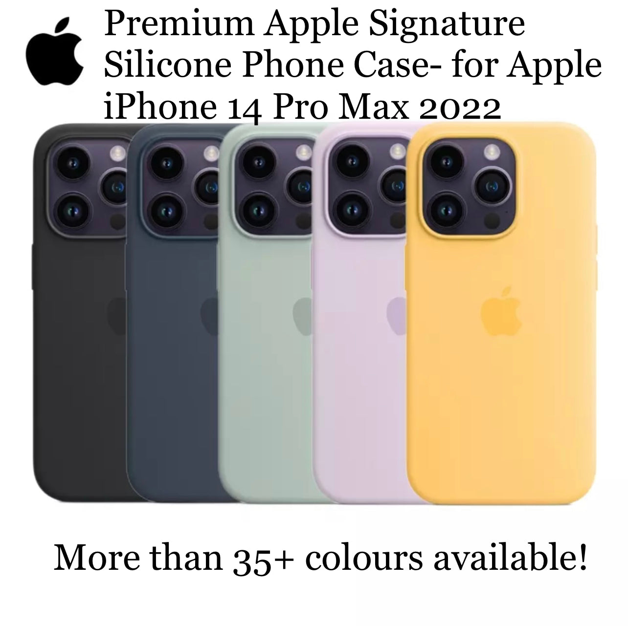 Premium Apple Signature Silicone Phone Case- for Apple iPhone 14 Pro Max 2022 - Super Savings Technologies Co.,LTD  Premium Apple Signature Silicone Phone Case- for Apple iPhone 14 Pro Max 2022 - Super Savings Technologies Co.,LTD