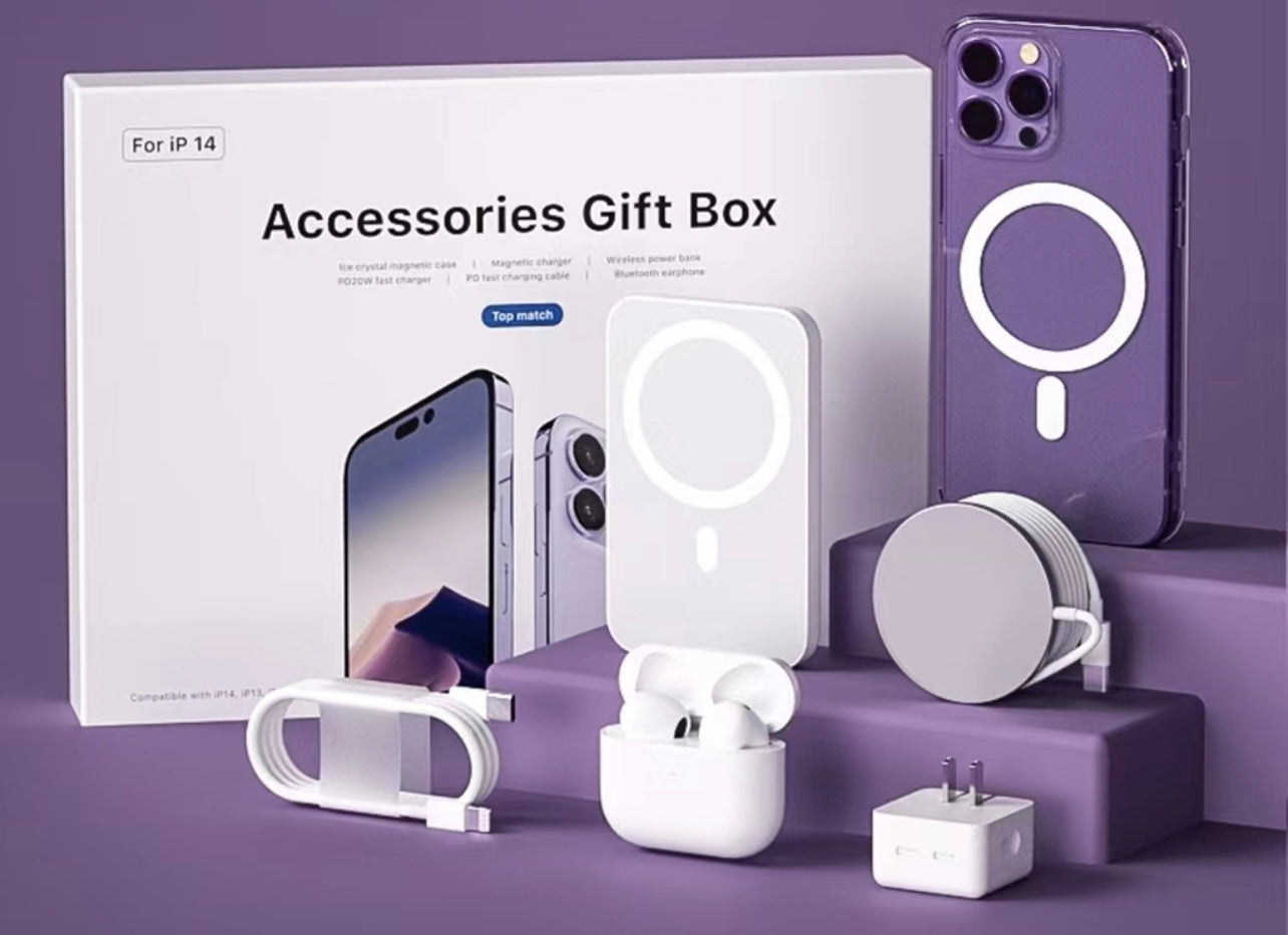 Deluxe iPhone Accessories Box” - Ultimate Gift for Apple Enthusiasts! Deluxe iPhone Accessories Box” - Ultimate Gift for Apple Enthusiasts!