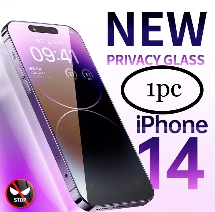 Premium Boundless Full Coverage 30 Degree 9H ShatterProof Privacy Glass Screen Protector 1 Piece- for Apple iPhone 14 Series - Super Savings Technologies Co.,LTD  Premium Boundless Full Coverage 30 Degree 9H ShatterProof Privacy Glass Screen Protector 1 Piece- for Apple iPhone 14 Series - Super Savings Technologies Co.,LTD