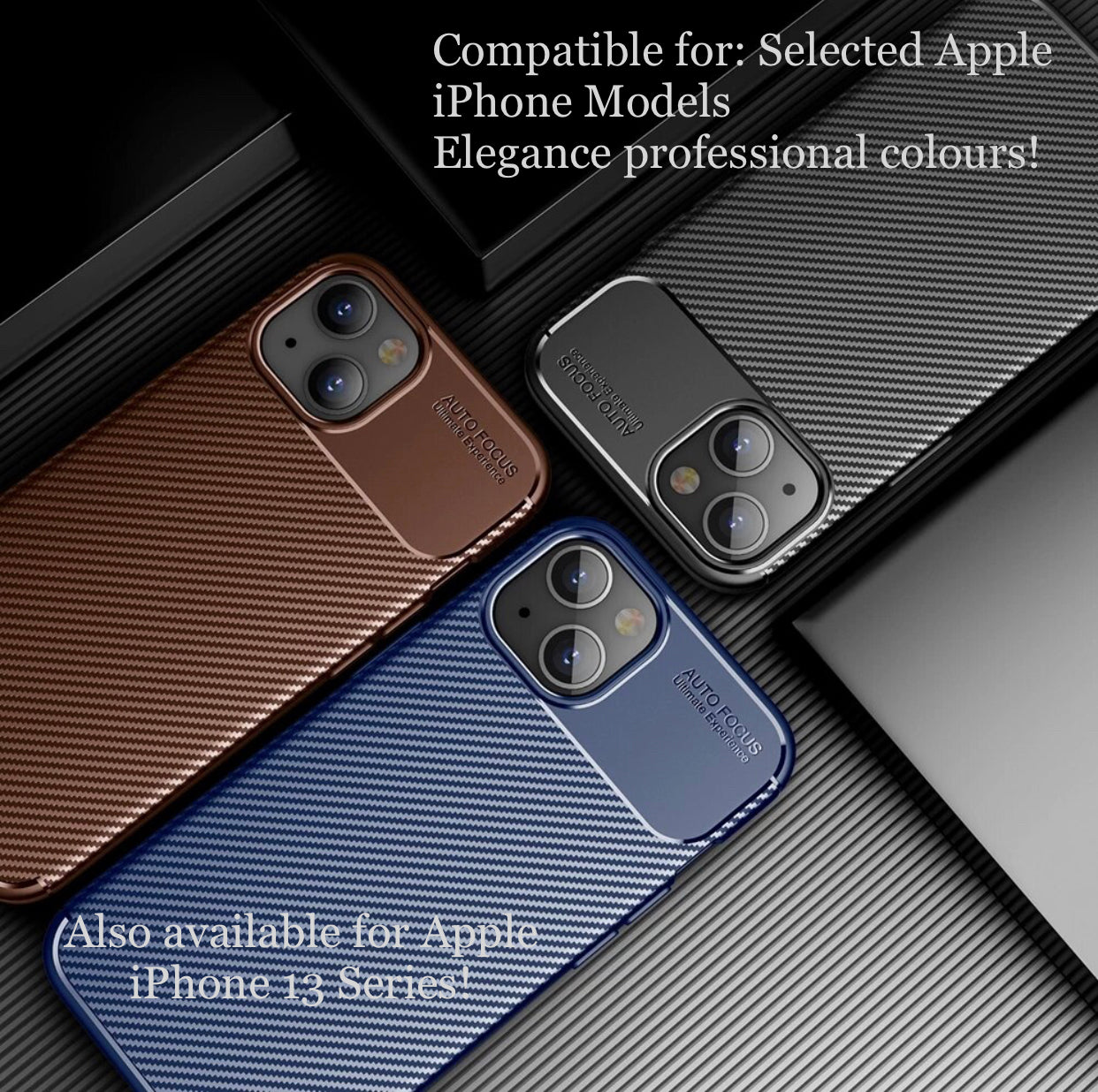 Premium Textured Carbon Fibre Slim Style Phone Case- for selected Apple iPhone models - Super Savings Technologies Co.,LTD  Premium Textured Carbon Fibre Slim Style Phone Case- for selected Apple iPhone models - Super Savings Technologies Co.,LTD