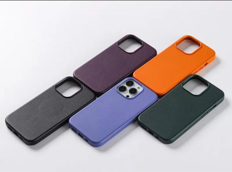 Premium Apple MagSafe Leather Phone Case- for Apple iPhone 12/12Pro - Super Savings Technologies Co.,LTD 