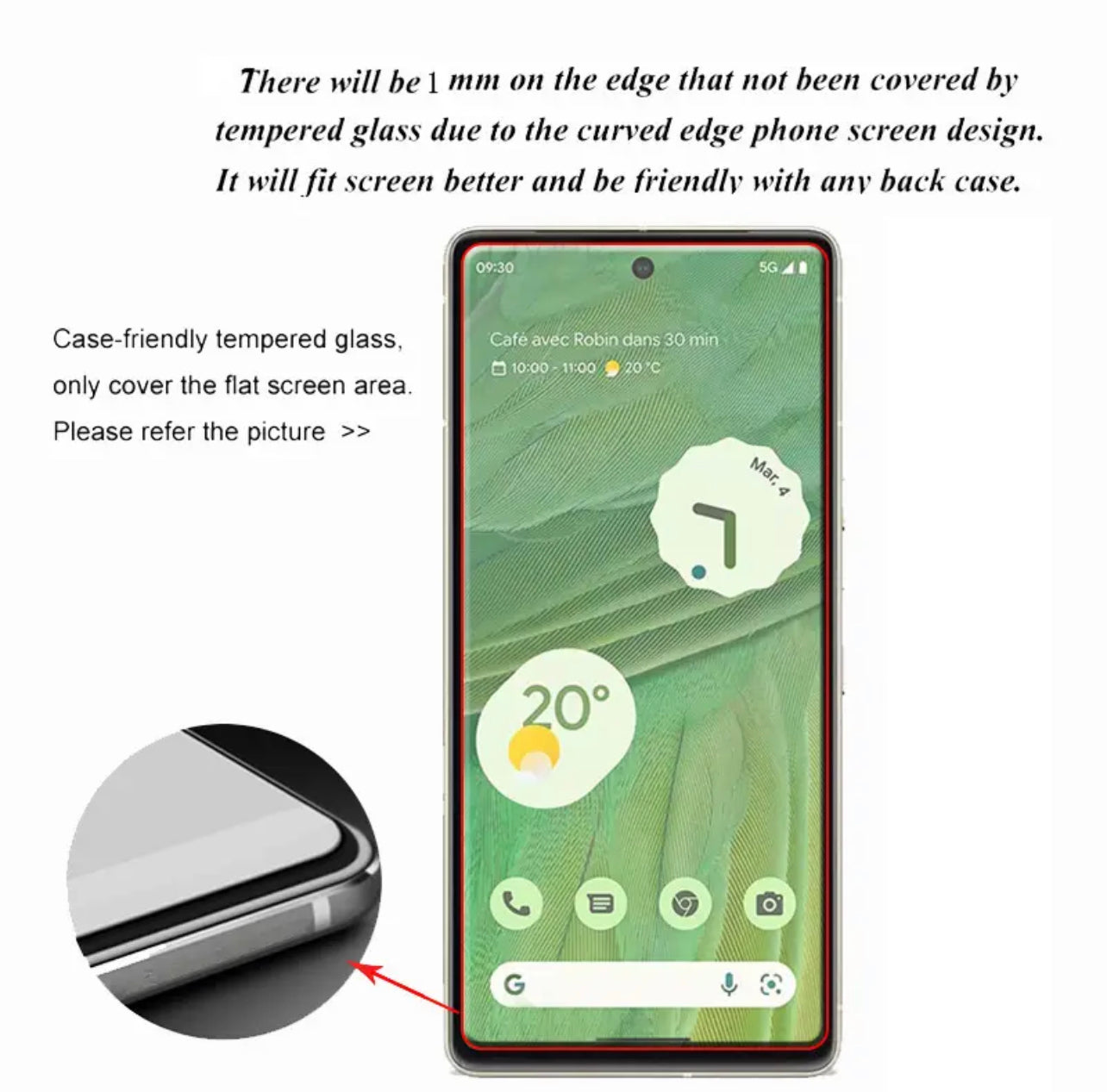 Yamizoo Branded Premium 9H Clear ShatterProof Glass Screen Protector- 1pc for Google Pixel 7/7Pro - Super Savings Technologies Co.,LTD  Yamizoo Branded Premium 9H Clear ShatterProof Glass Screen Protector- 1pc for Google Pixel 7/7Pro - Super Savings Technologies Co.,LTD