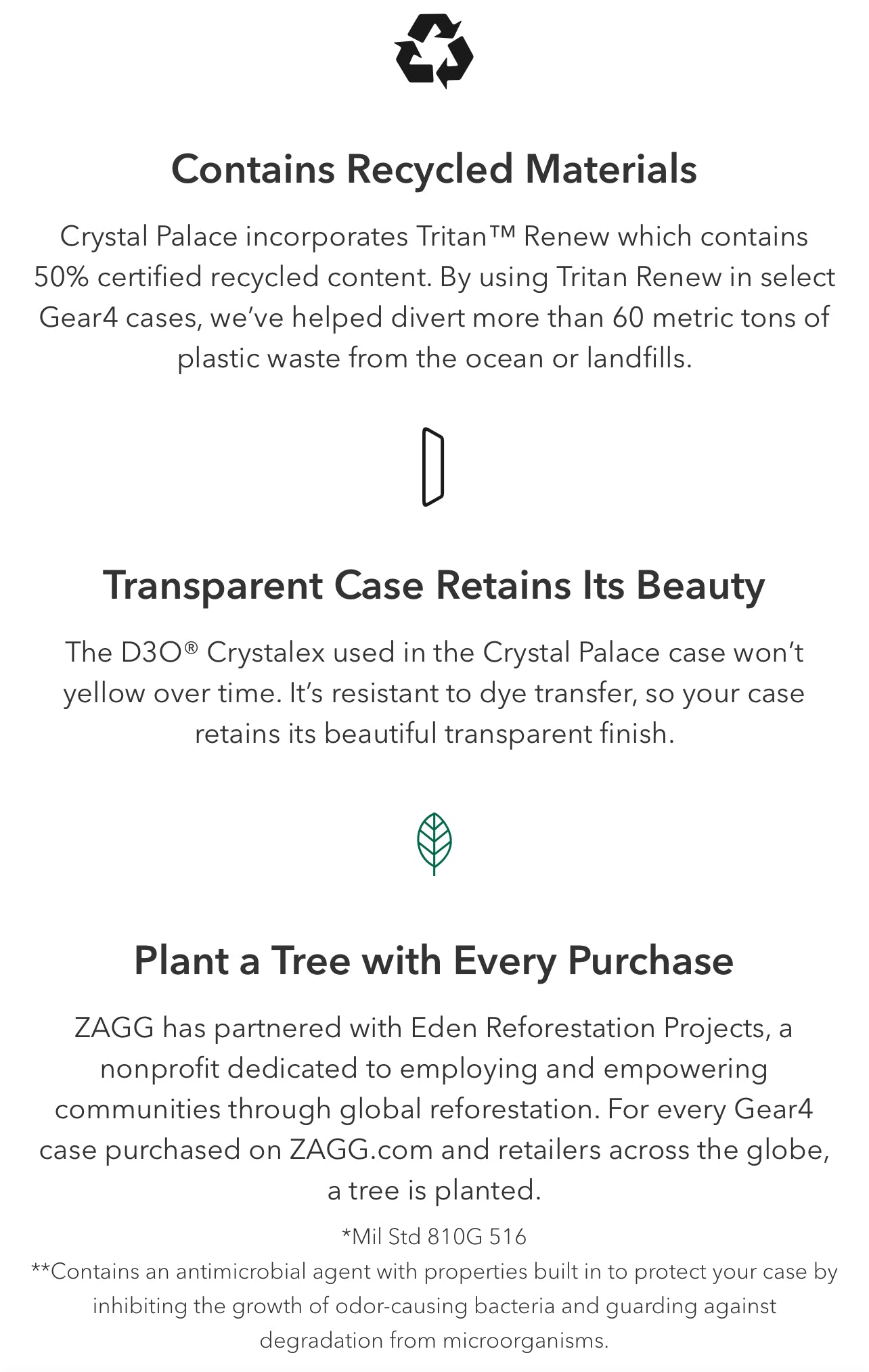 ZAGG Gear4 Crystal Palace Clear Hardshell Phone Case without MagSafe- for Apple iPhone Series - Super Savings Technologies Co.,LTD  ZAGG Gear4 Crystal Palace Clear Hardshell Phone Case without MagSafe- for Apple iPhone Series - Super Savings Technologies Co.,LTD