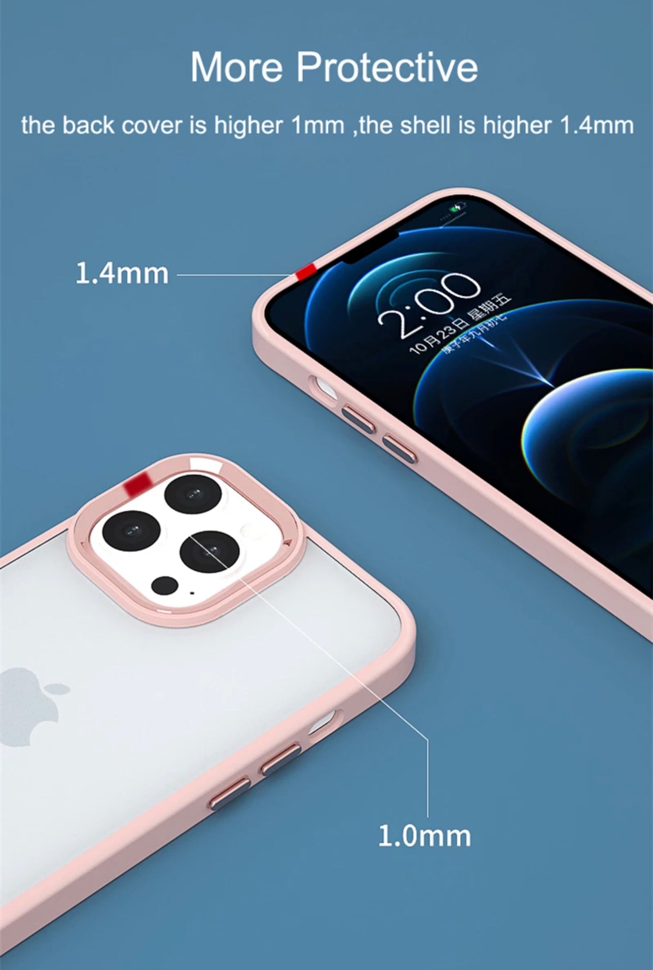 Premium Translucent Clear Hardshell TPU Rubber Borders Phone Case- for Apple iPhone 14 Series - Super Savings Technologies Co.,LTD  Premium Translucent Clear Hardshell TPU Rubber Borders Phone Case- for Apple iPhone 14 Series - Super Savings Technologies Co.,LTD
