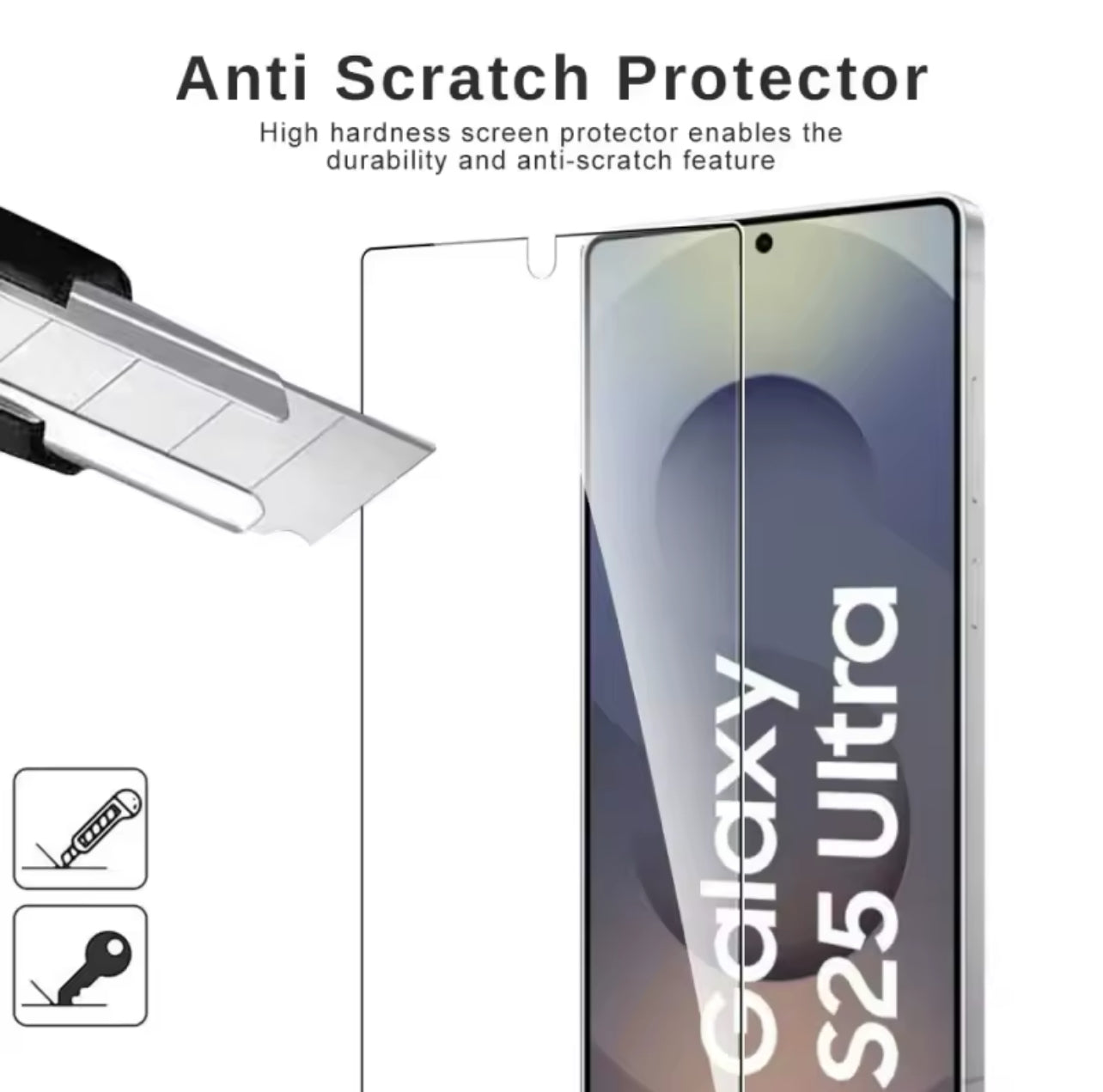 PJun Branded Easy-Unlock Series ShatterProof Glass Screen Protector- 1pc Samsung Galaxy S25 Series