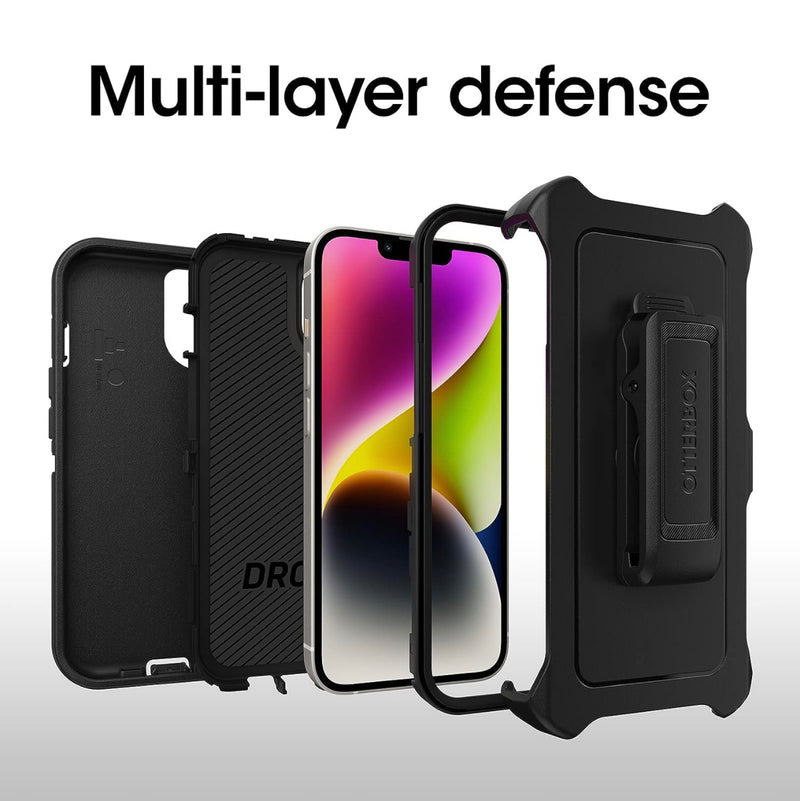 OtterBox Defenders Drop Protection+ Series Phone Case (non MagSafe compatible- for Apple iPhone 15 Series