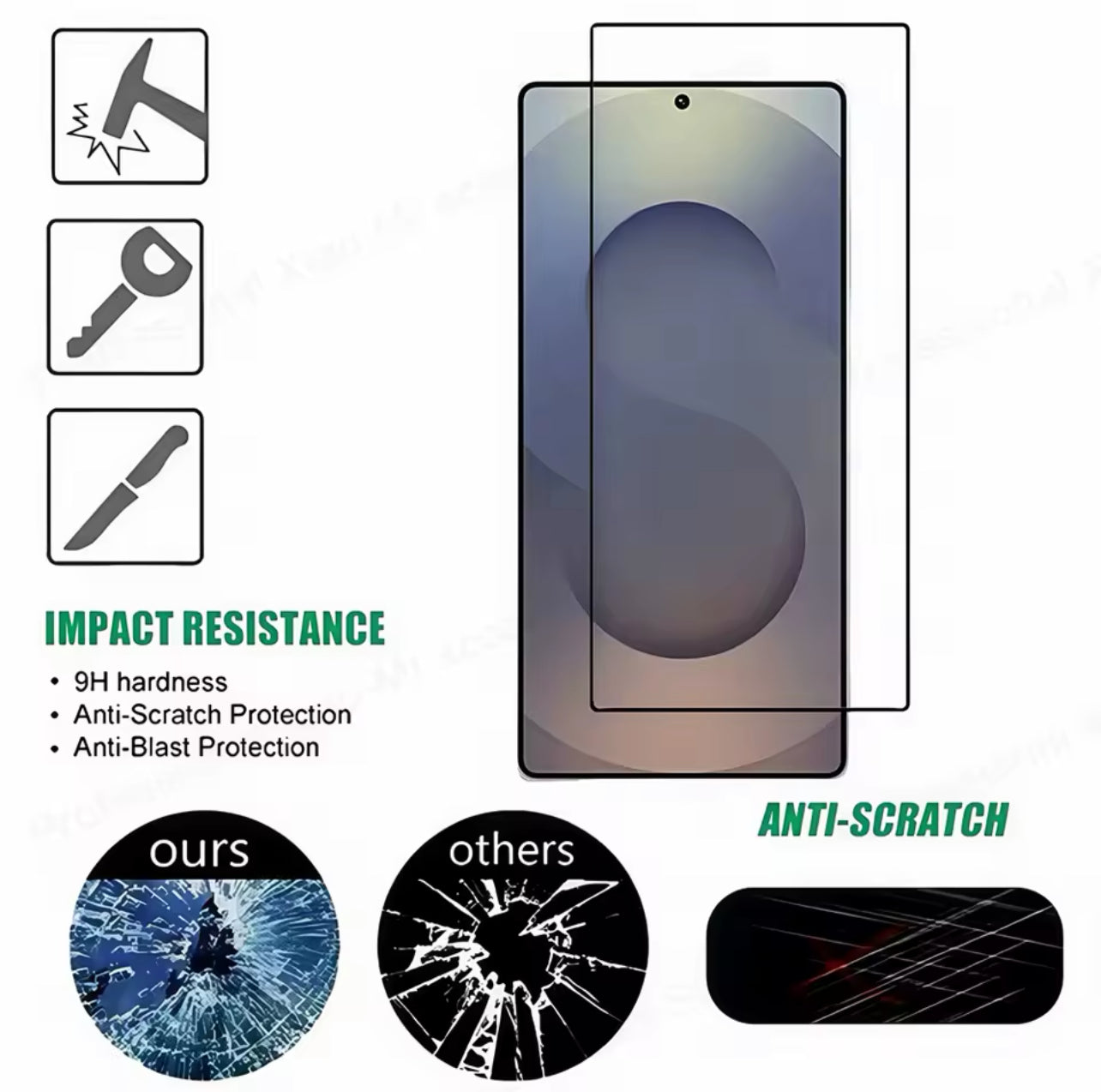 PJun Branded Easy-Unlock Series ShatterProof Glass Screen Protector- 1pc Samsung Galaxy S25 Series