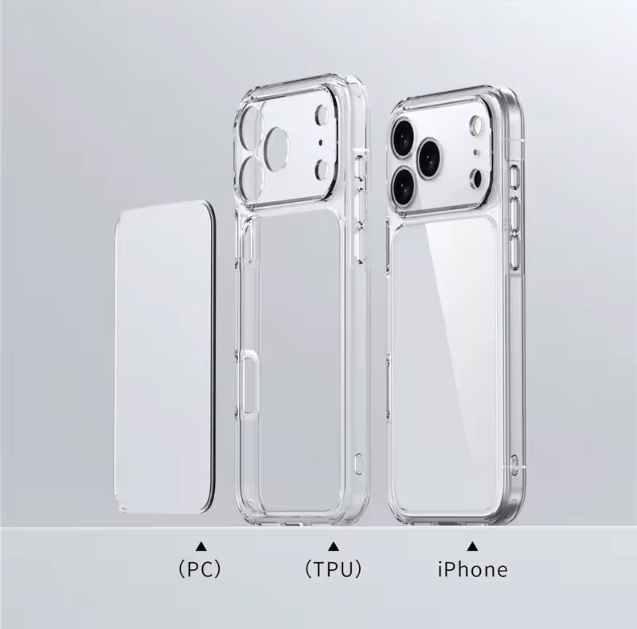 Space Collection Softshell Clear AirPillow Phone Case- Apple iPhone 17 Series