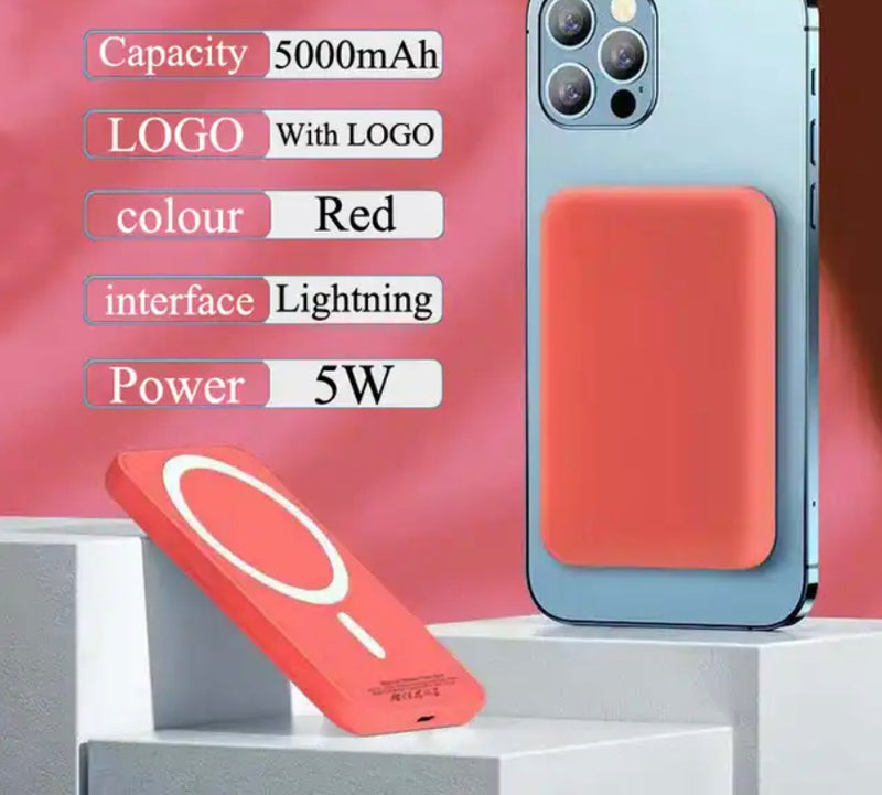 Original 1:1 OEM 5000-10000mAh MagSafe Powerbank Magnetic Wireless Power Bank
