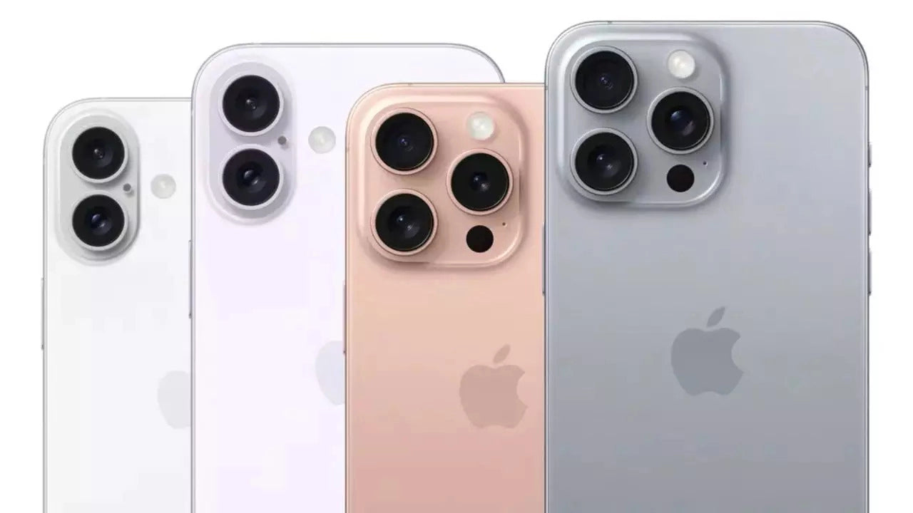 PJun Branded Premium 9H Clear Camera Lens Protector- 4pcs for Apple iPhone 16 Series 2024