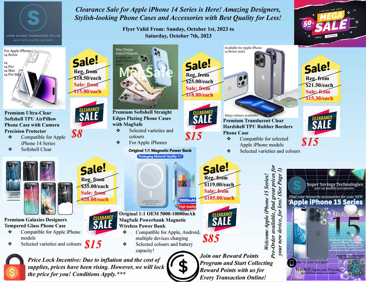 Super Savings Technologies Weekly Flyer- Oct1st to Oct7th, 2023