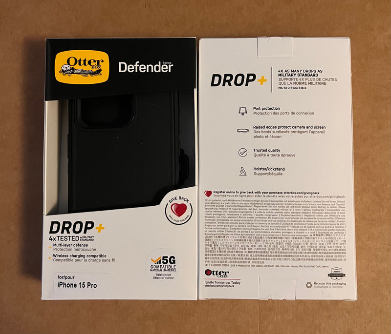 OtterBox Defenders Drop Protection+ Series Phone Case (non MagSafe compatible- for Apple iPhone 15 Series