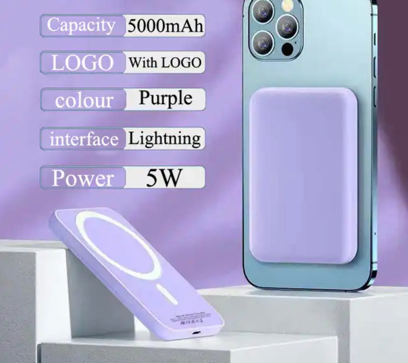 Original 1:1 OEM 5000-10000mAh MagSafe Powerbank Magnetic Wireless Power Bank