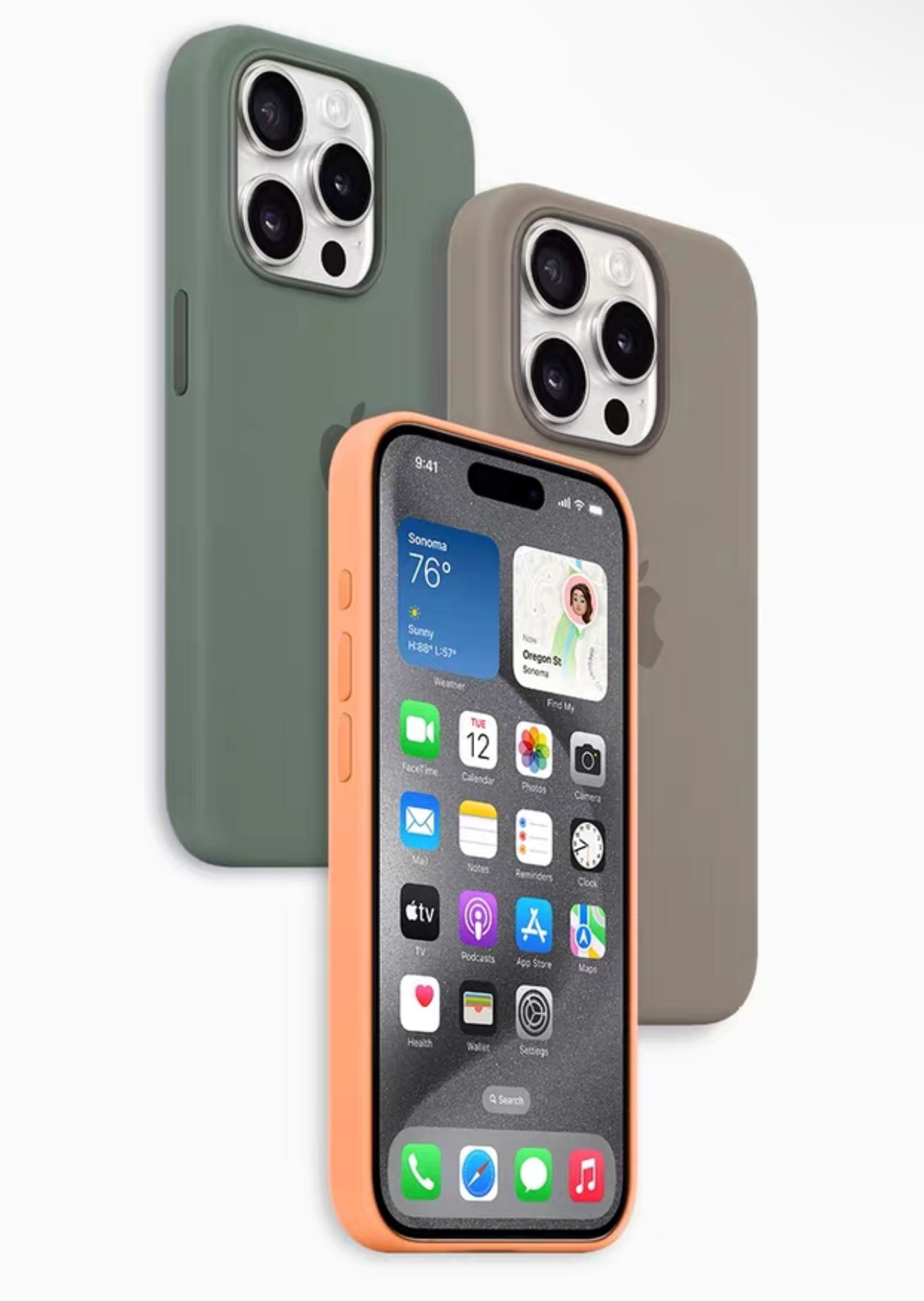 Apple MagSafe Silicone Case- for Apple iPhone 16 Series