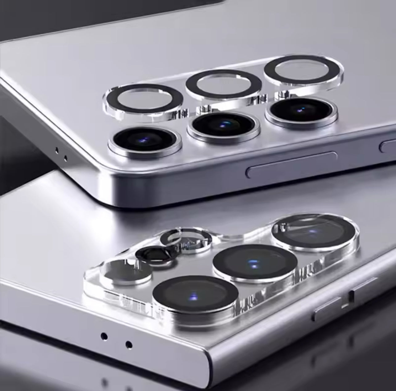 PJun Branded Night Black Series Full Coverage Camera Lens Protector- 2pcs Samsung Galaxy S25 Series