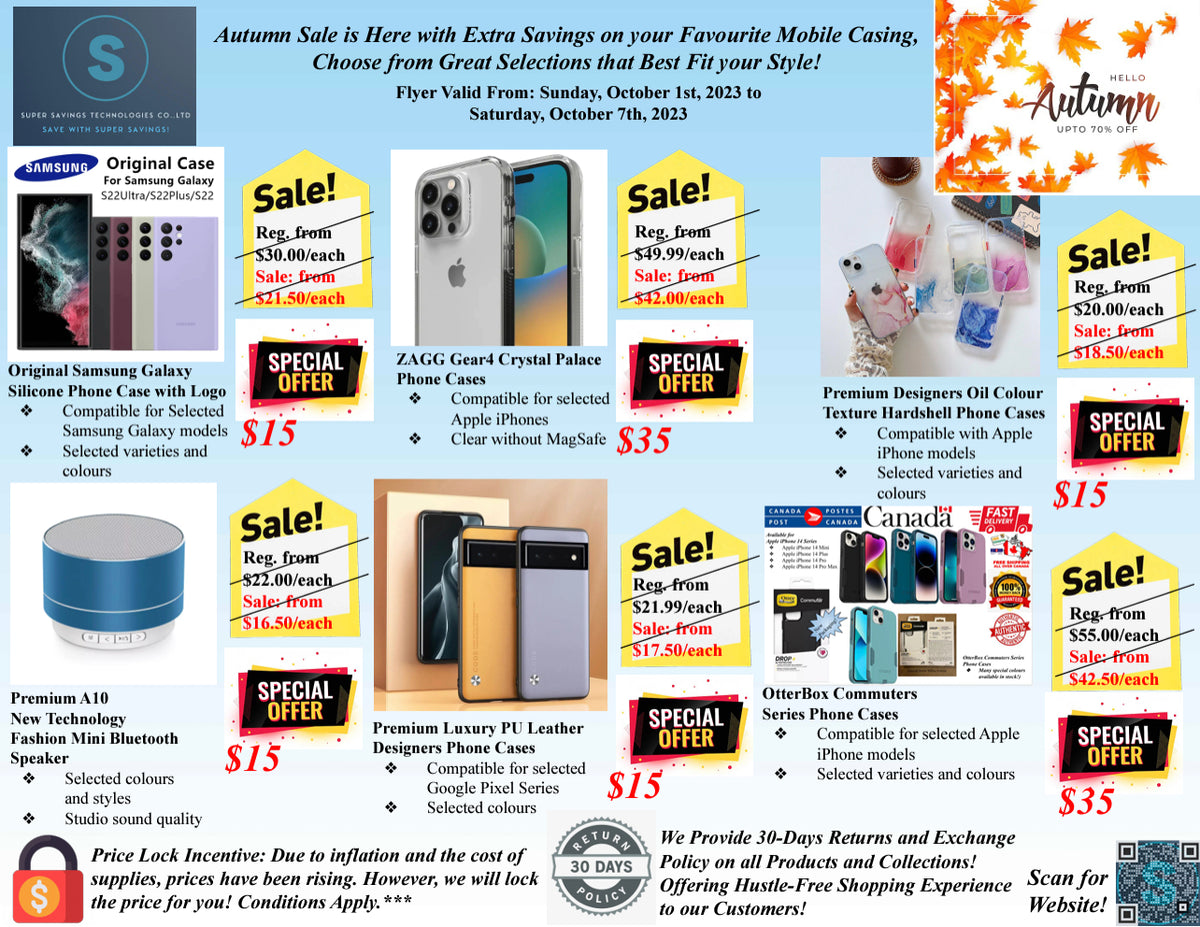 Super Savings Technologies Weekly Flyer- Oct1st to Oct7th, 2023