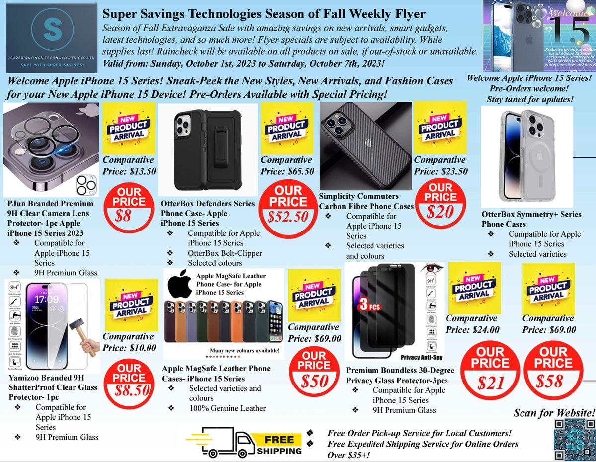 Super Savings Technologies Weekly Flyer- Oct1st to Oct7th, 2023
