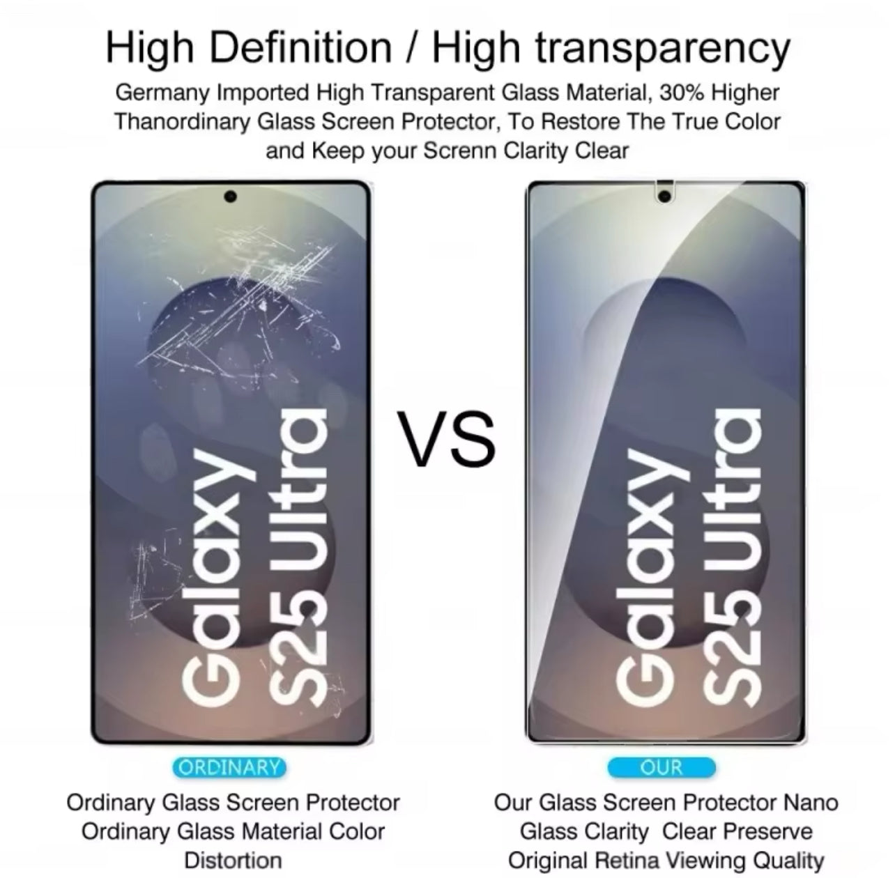 PJun Branded Easy-Unlock Series ShatterProof Glass Screen Protector- 1pc Samsung Galaxy S25 Series