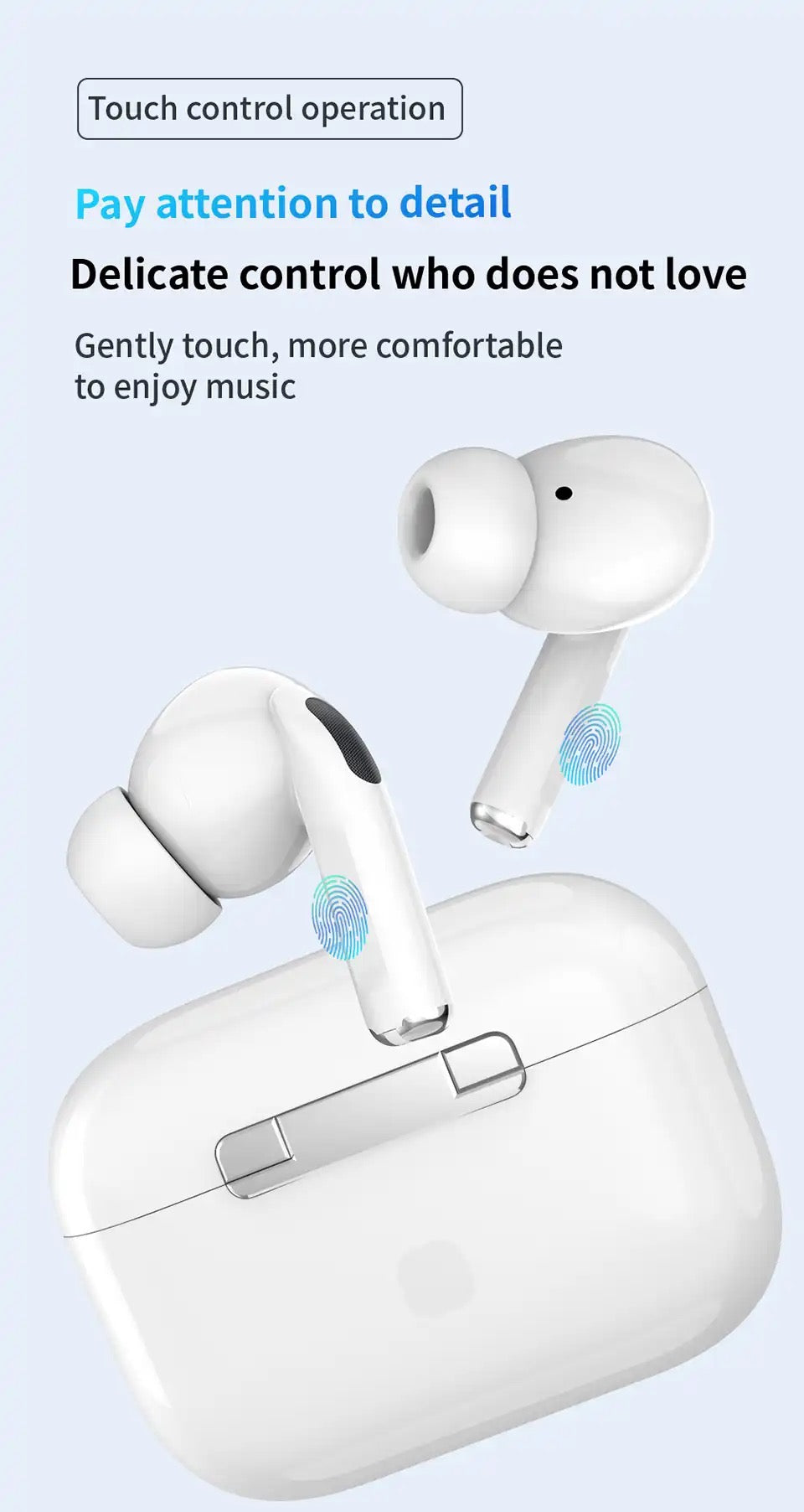 Apple OEM AirPods Pro-高仿（型号 A2083/A2084/A2190 MWP22AM/A）官方白色
