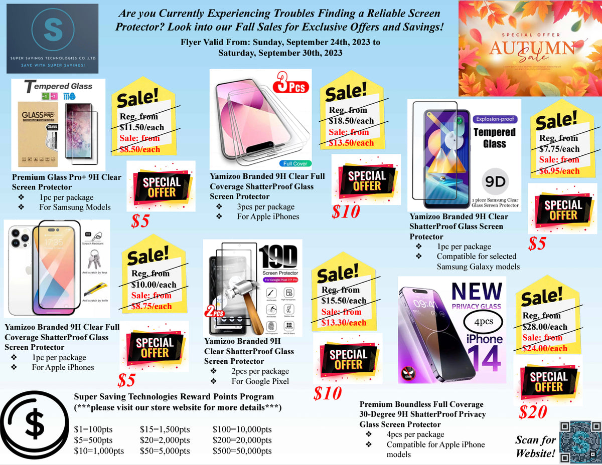 Super Savings Technologies Weekly Flyer- Sep24th to Sep30th, 2023