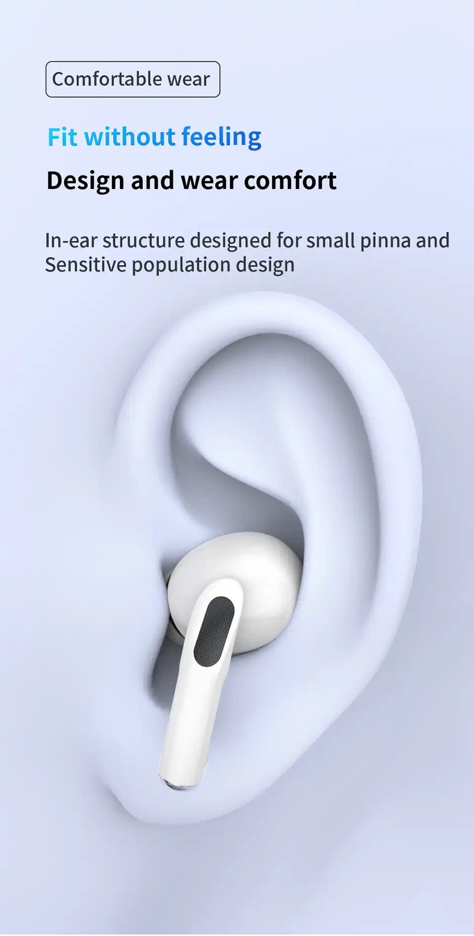 Apple OEM AirPods Pro-高仿（型号 A2083/A2084/A2190 MWP22AM/A）官方白色