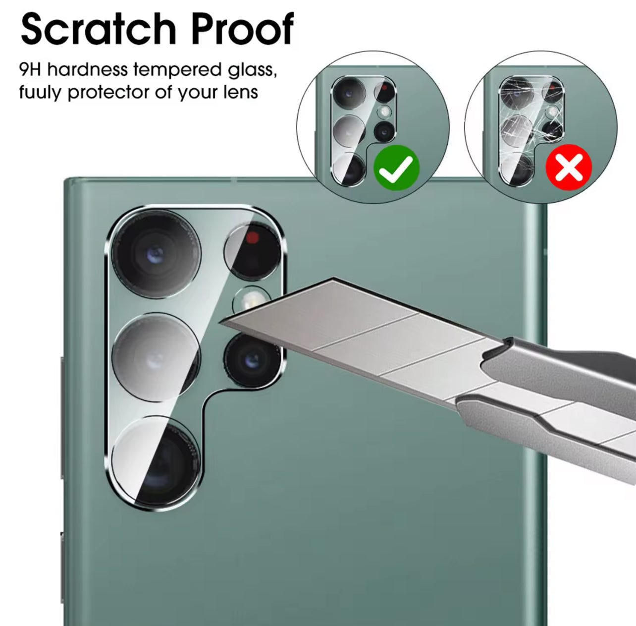PJun Branded Night Black Series Full Coverage Camera Lens Protector- 2pcs Samsung Galaxy S25 Series