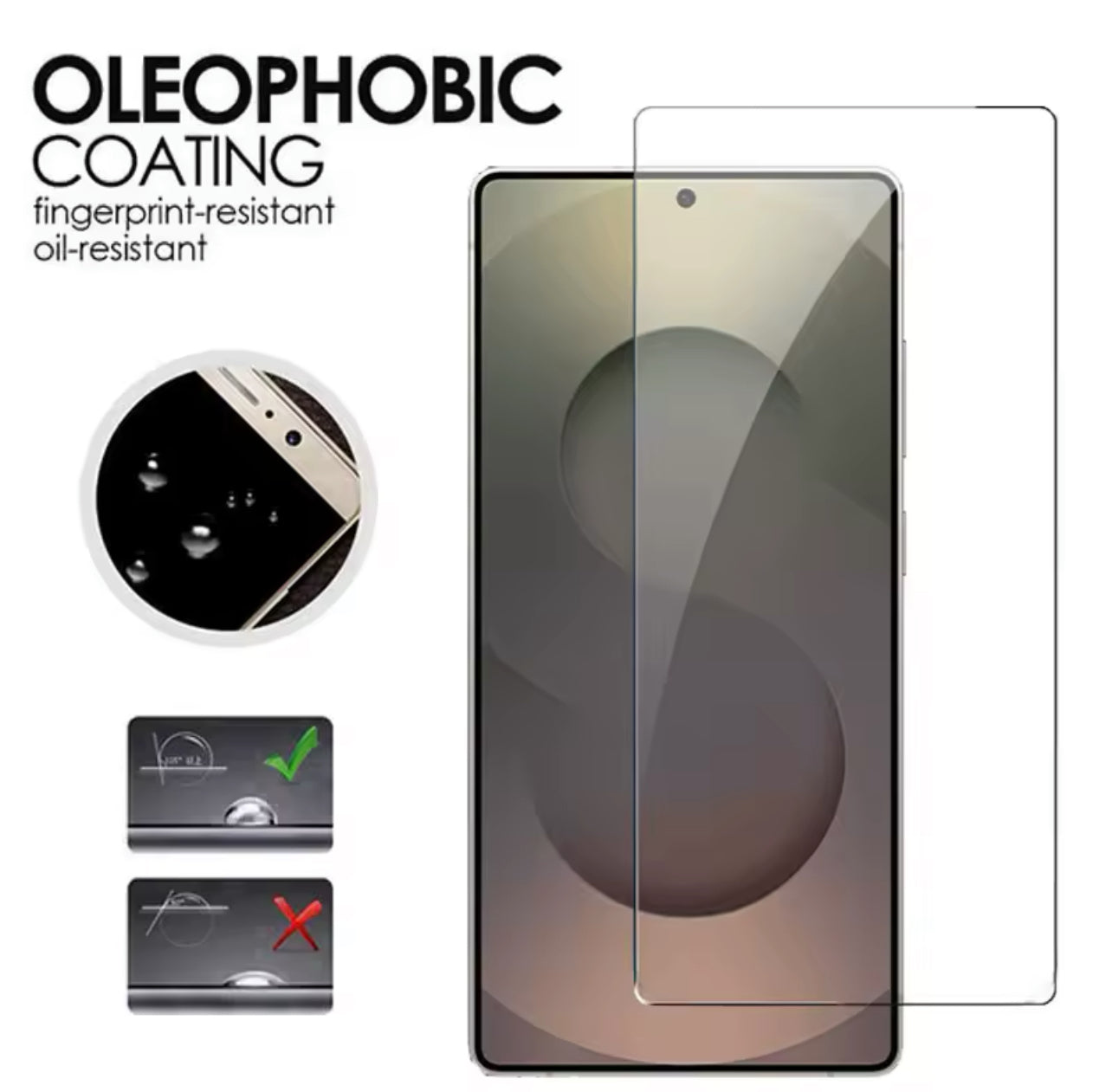 PJun Branded Easy-Unlock Series ShatterProof Glass Screen Protector- 1pc Samsung Galaxy S25 Series