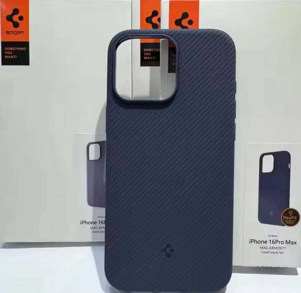 Spigen MagFit Textured Hardshell Phone Case- Apple iPhone 16 Series
