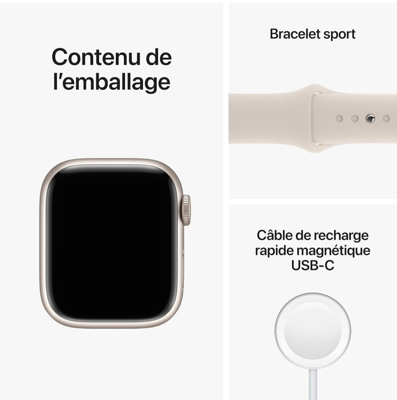 Special Choice! "Apple Watch Series 8 - 41mm Starlight (GPS/5G)
