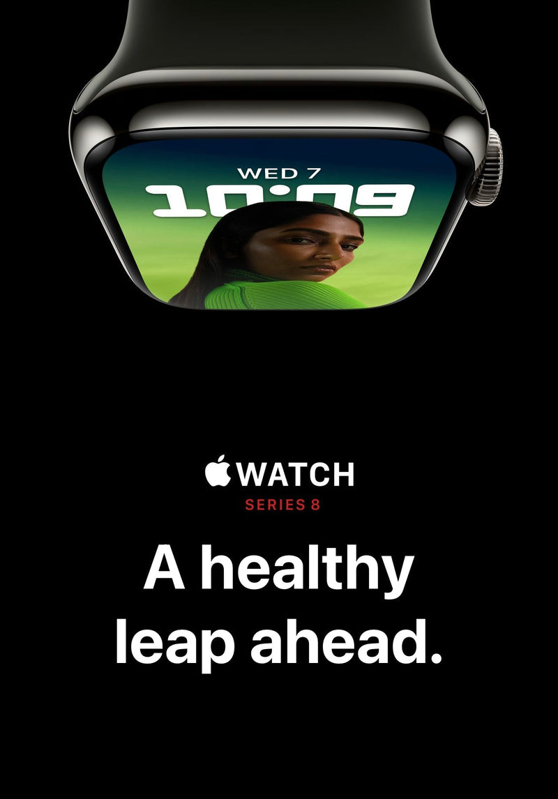 （全新密封）Apple Watch Series 7（GPS）41 毫米或 45 毫米全新午夜黑色带运动表带（型号 A2474）