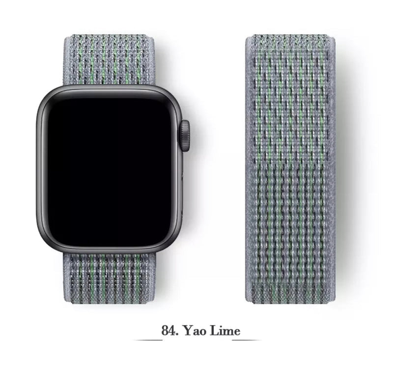 Premium Multi-Colour Nylon Sport Watch Bands- for selected Apple Watch in 42mm/44mm - Super Savings Technologies Co.,LTD 