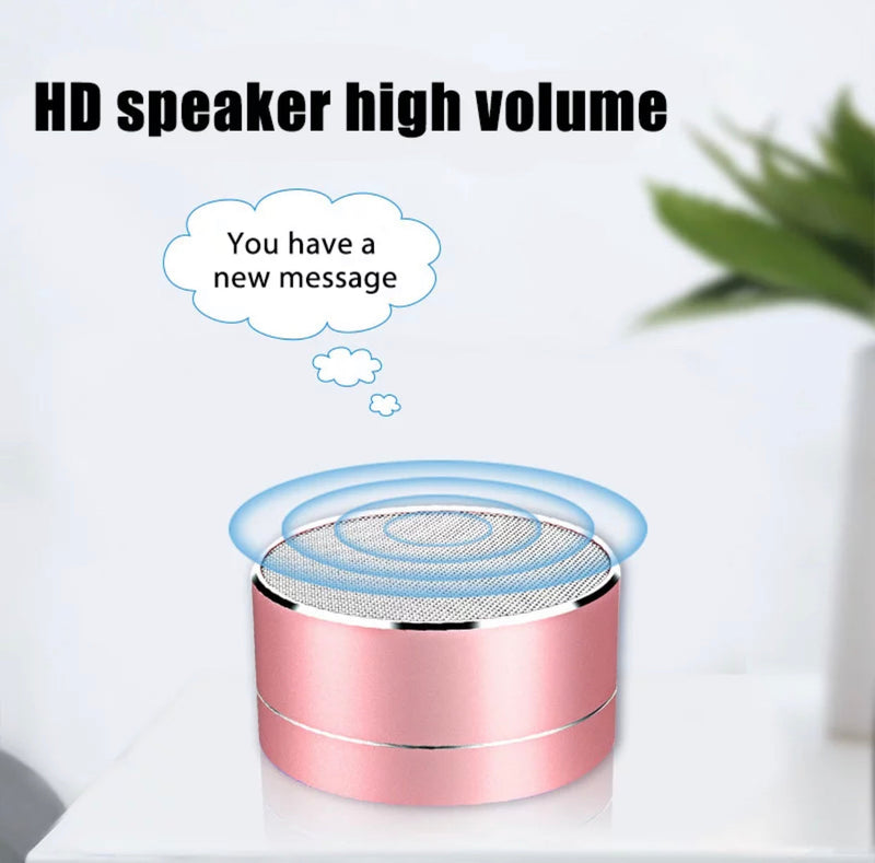 Premium A10 New Technology Fashion Mini Bluetooth Speaker with Studio Sounds Quality- Rose Gold Colour - Super Savings Technologies Co.,LTD 