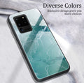 Premium Hard Tempered Glass Marble Painted Case-for selected Samsung Galaxy models - Super Savings Technologies Co.,LTD 