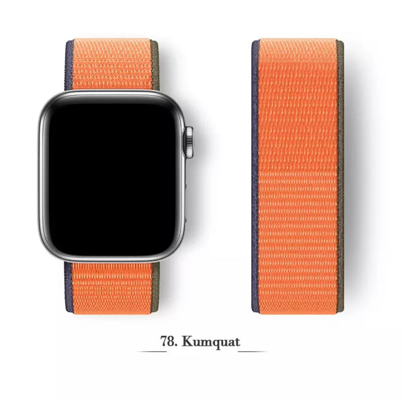 Premium Multi-Colour Nylon Sport Watch Bands- for New Apple Watch Series 7 41mm - Super Savings Technologies Co.,LTD 