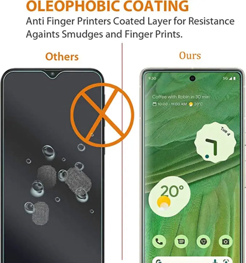 Yamizoo Branded Premium 9H Clear ShatterProof Glass Screen Protector- 3pcs for Google Pixel 7/7Pro - Super Savings Technologies Co.,LTD 