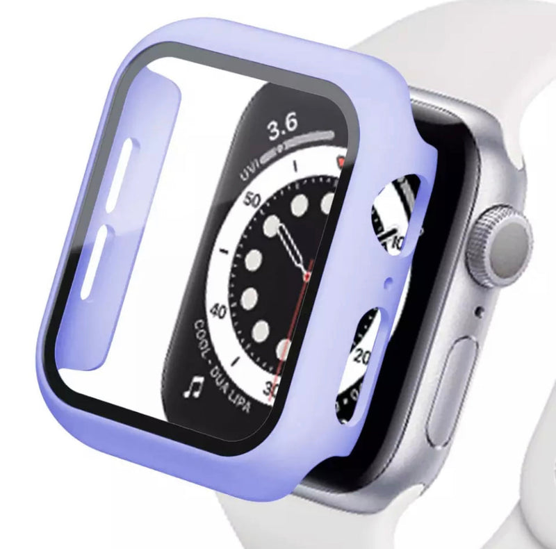 Premium Multi-Colour 2 in 1 Tempered Glass Shockproof Apple Watch Case- for selected Apple Watch in 40mm - Super Savings Technologies Co.,LTD 