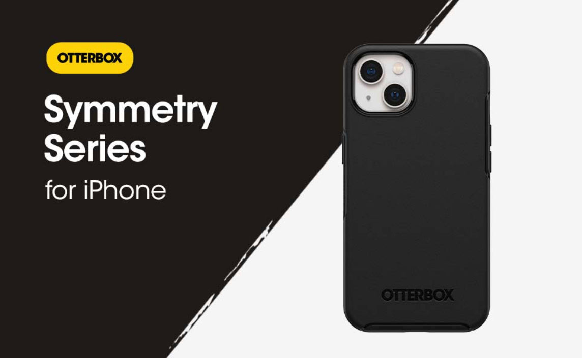 OtterBox Symmetry Series Case for iPhone 13 Pro Max & iPhone 12 Pro Max (Only) - Non-Retail Packaging - Black OtterBox Symmetry Series Case for iPhone 13 Pro Max & iPhone 12 Pro Max (Only) - Non-Retail Packaging - Black