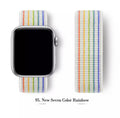 Premium Multi-Colour Nylon Sport Watch Bands- for New Apple Watch Series 7 45mm - Super Savings Technologies Co.,LTD 