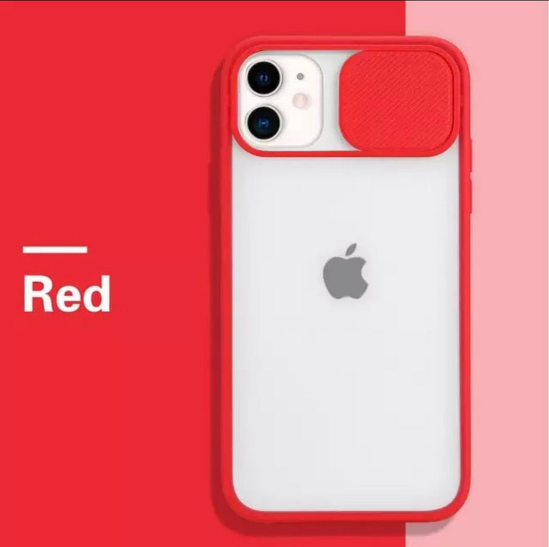 Hardshell TPU Translucent Phone Case with Camera Protector Slider- for Apple iPhone X/XS - Super Savings Technologies Co.,LTD 