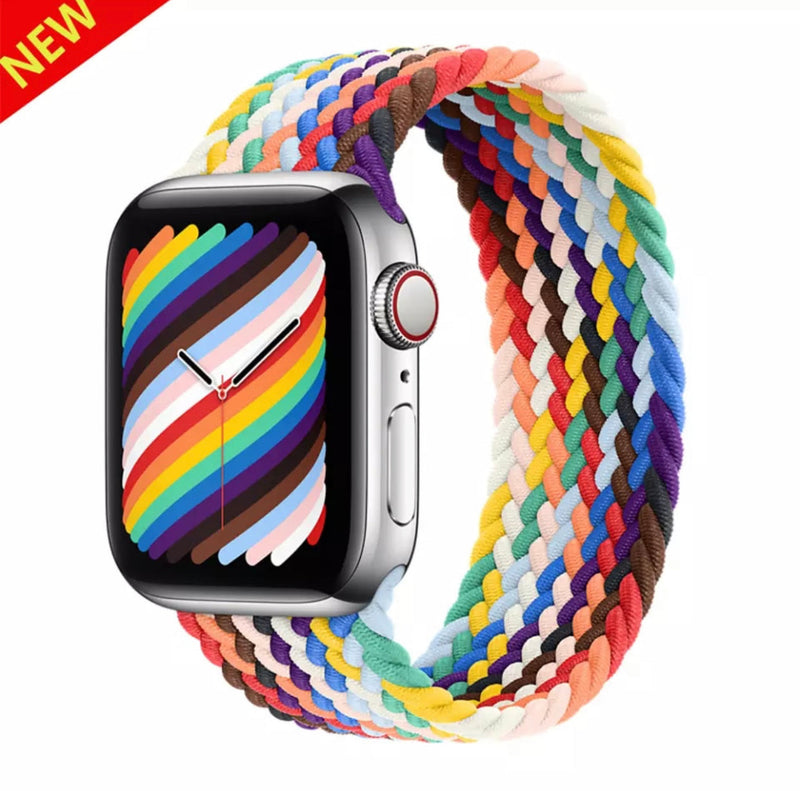 Premium Designers Speciality Nylon Braided Apple Watch Bands- for all Generations Apple Watch with Size 42mm/44mm - Super Savings Technologies Co.,LTD 