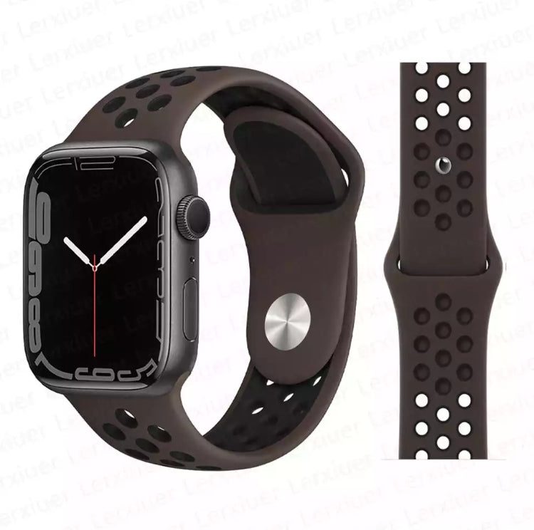 Signature Nike Apple Watch Silicone Sport Bands with Breathable Linings- for Selected Apple Watch 38/40/41mm Size - Super Savings Technologies Co.,LTD 