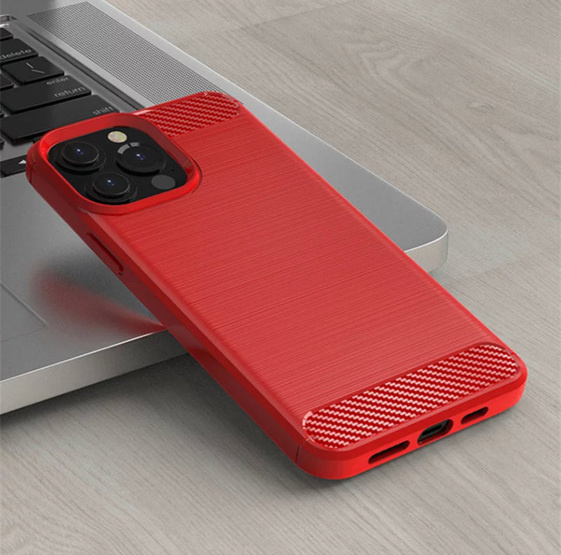 Simple Carbon Fiber Phone Case- for selected Apple iPhone models - Super Savings Technologies Co.,LTD 