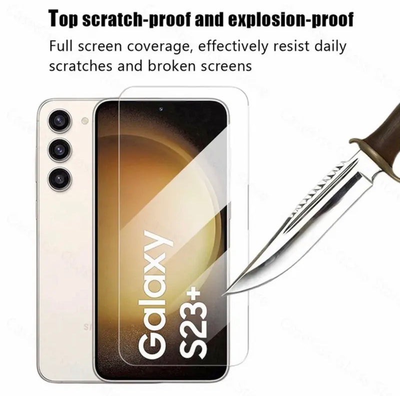 Yamizoo Premium 9H Clear ShatterProof Glass Screen Protector-1pk for Samsung Galaxy S23/23Plus/S23Ultra