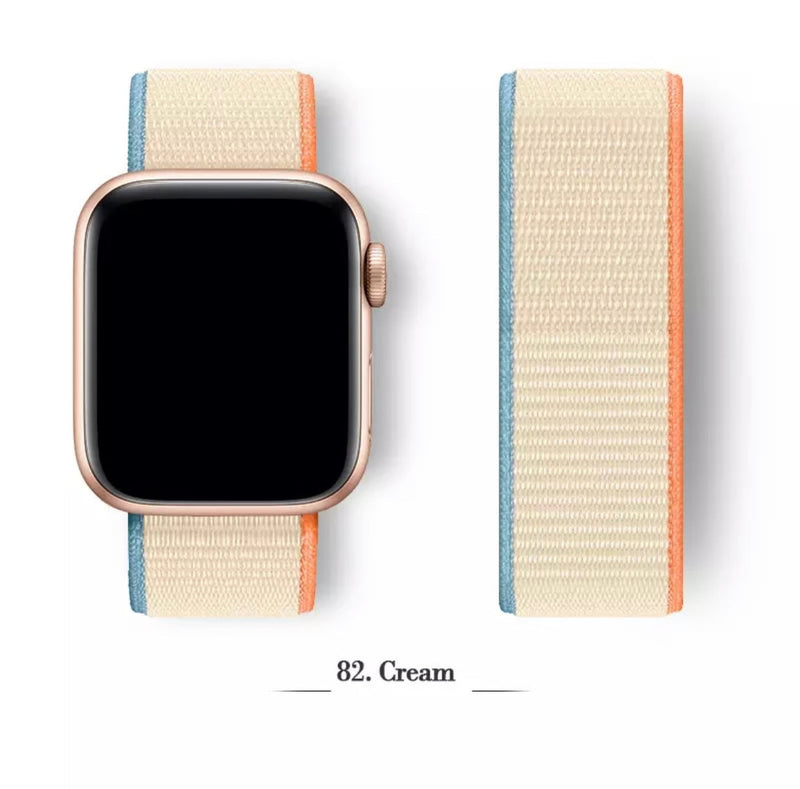 Premium Multi-Colour Nylon Sport Watch Bands- for New Apple Watch Series 7 45mm - Super Savings Technologies Co.,LTD 