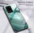 Premium Hard Tempered Glass Marble Painted Case-for selected Samsung Galaxy models - Super Savings Technologies Co.,LTD 